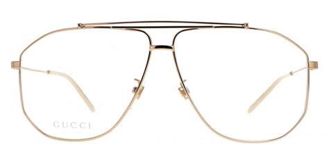 gucci gg0441o eyeglasses - gold/002 63-10-145|Gucci GG0441O Eyeglasses .